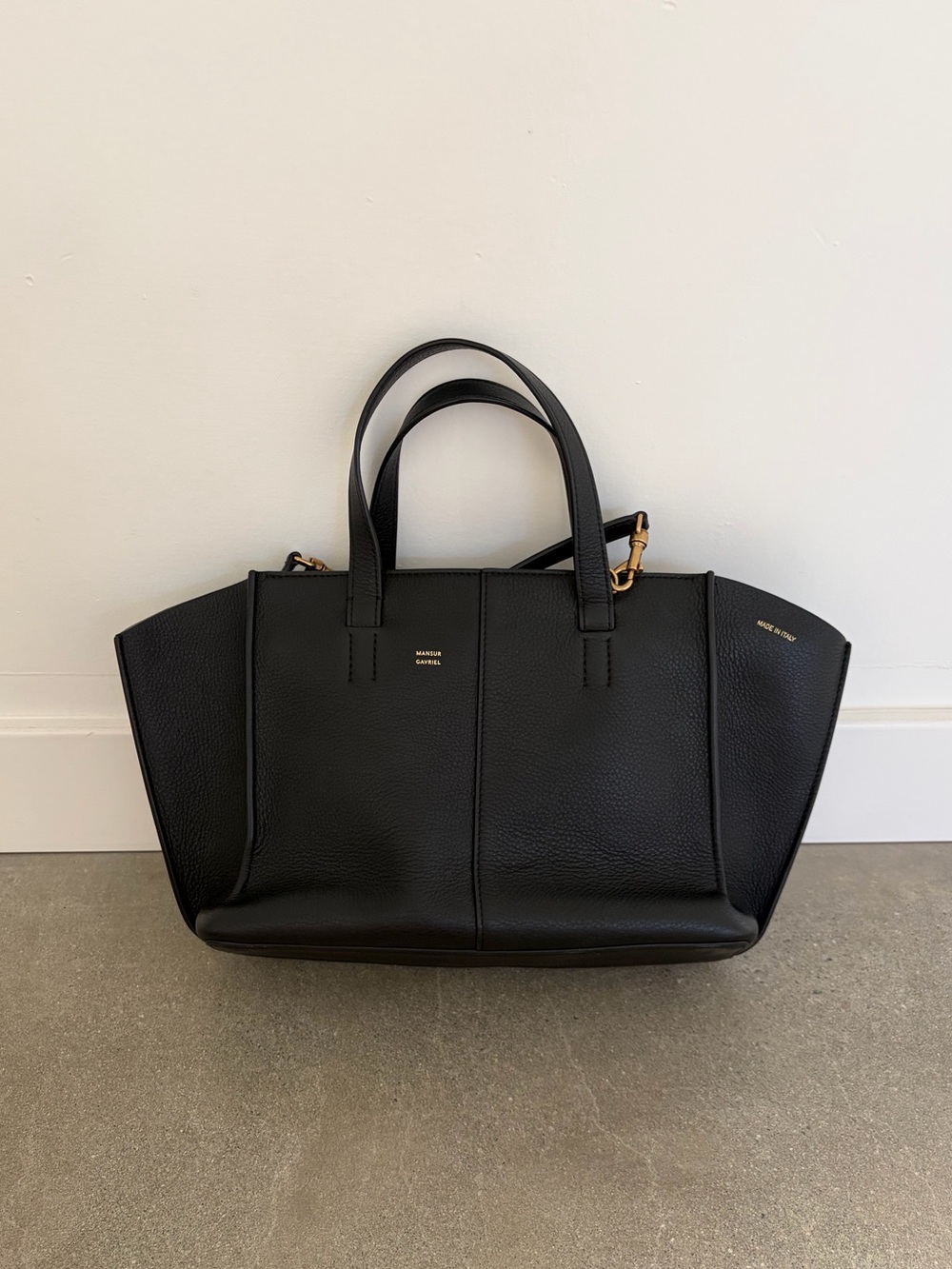 Mansur Gavriel Black Multitude Mini Bag